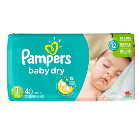 Pamper Baby Dry 1 - 2/40's