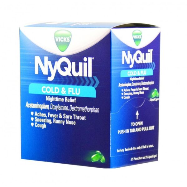 Nyquil Cold & Flu - 25 Caps