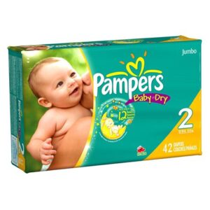 Pampers Baby Dry Jumbo Pack 2 - 4/42's