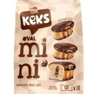 BIFA KEKS OVAL MINI CACAO COATED BANANA SAUCED FULLED CAKE