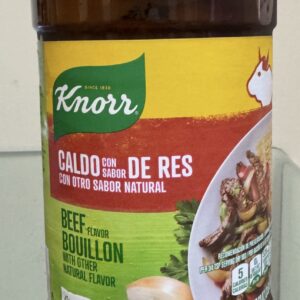 KNORR CALDO con sabor DE RES 6/32 oz